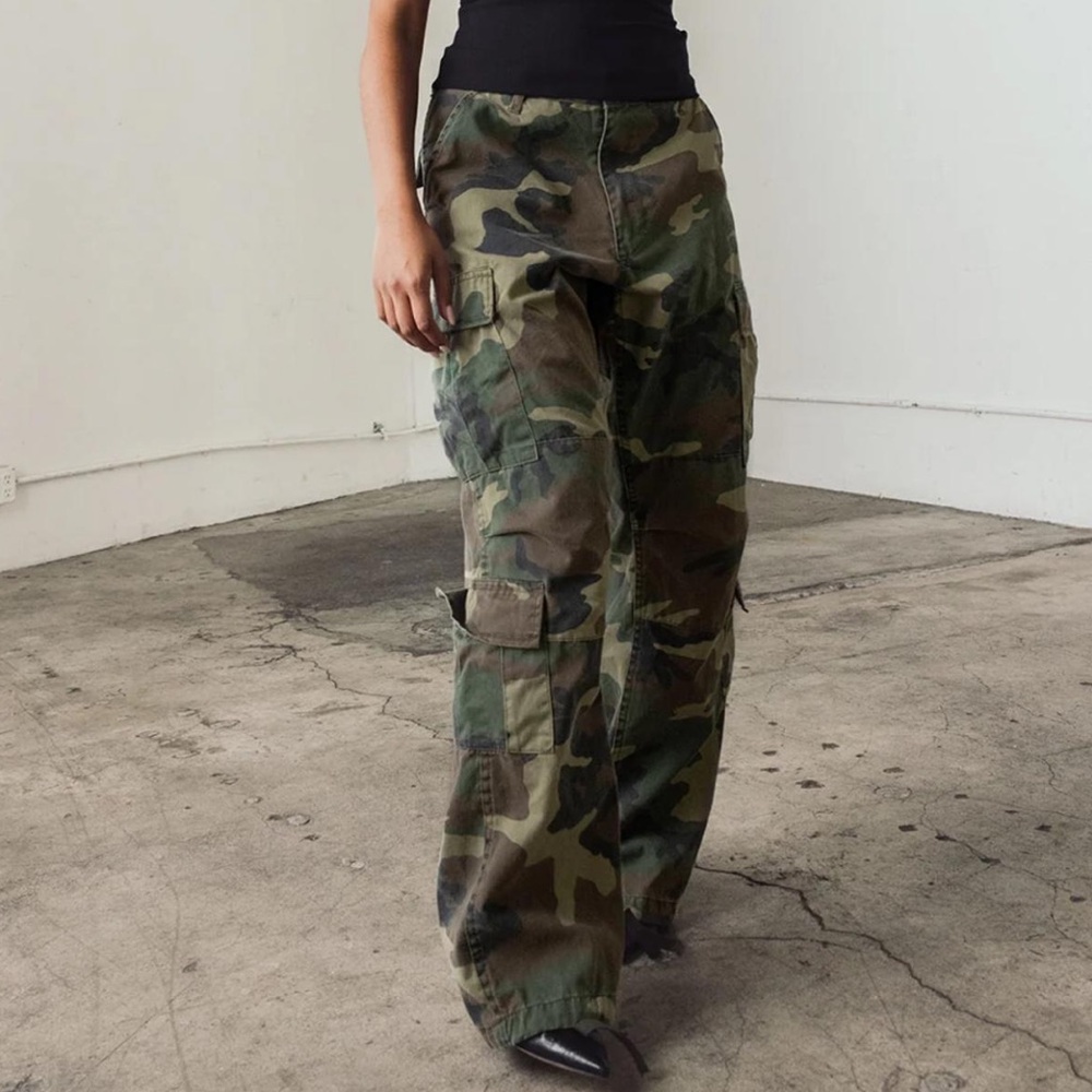 Local European camo cargo pants
